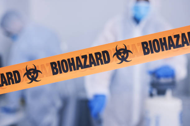 Professional Blood Cleanup technician working in Omaha, NE